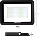 Load image into Gallery viewer, MORSEN Flood Light, Super Bright Outdoor Security Lights UL Certificated Plug, IP66, 5000K