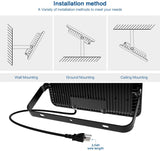 Load image into Gallery viewer, MORSEN Flood Light, Super Bright Outdoor Security Lights UL Certificated Plug, IP66, 5000K